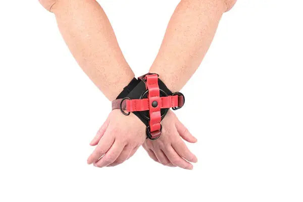 eX's and Oh's Cross Cuffs – body-safe materials | Fu'Cha Exotics