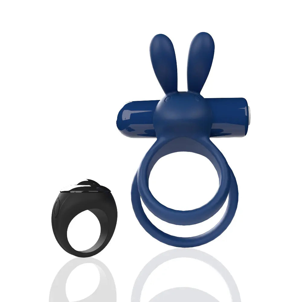 Screaming O Remote Controlled Ohare XL Vibrating Ring - Blue – body-safe materials | Fu'Cha Exotics
