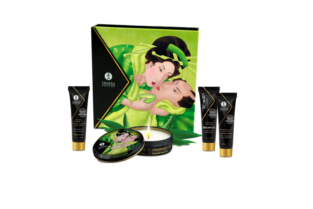 Geisha's Secrets Gift Set - Organica - Exotic Green Tea – body-safe materials | Fu'Cha Exotics