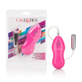 Pink slimline bullet massager with cord and small controller