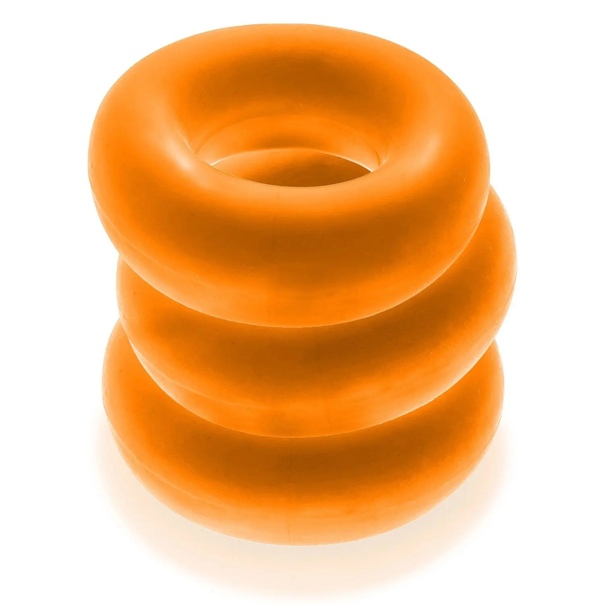 Fat Willy 3-Pack Jumbo Cockring - Orange – body-safe materials | Fu'Cha Exotics