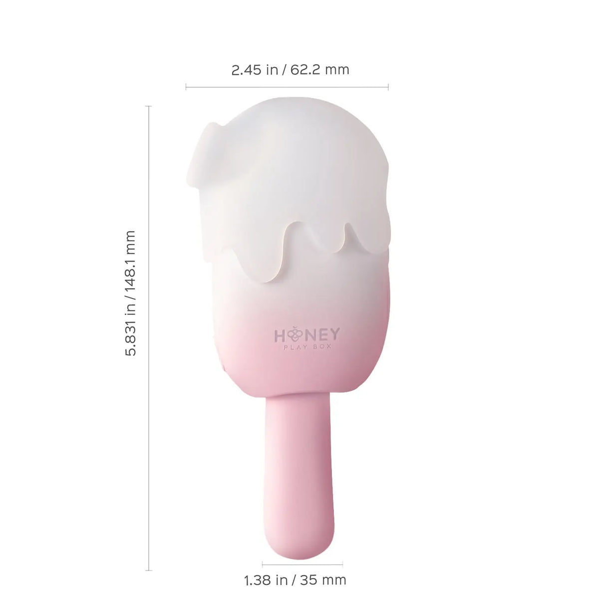 Bite Me Cream Pop Stimulator - Pink – body-safe materials | Fu'Cha Exotics