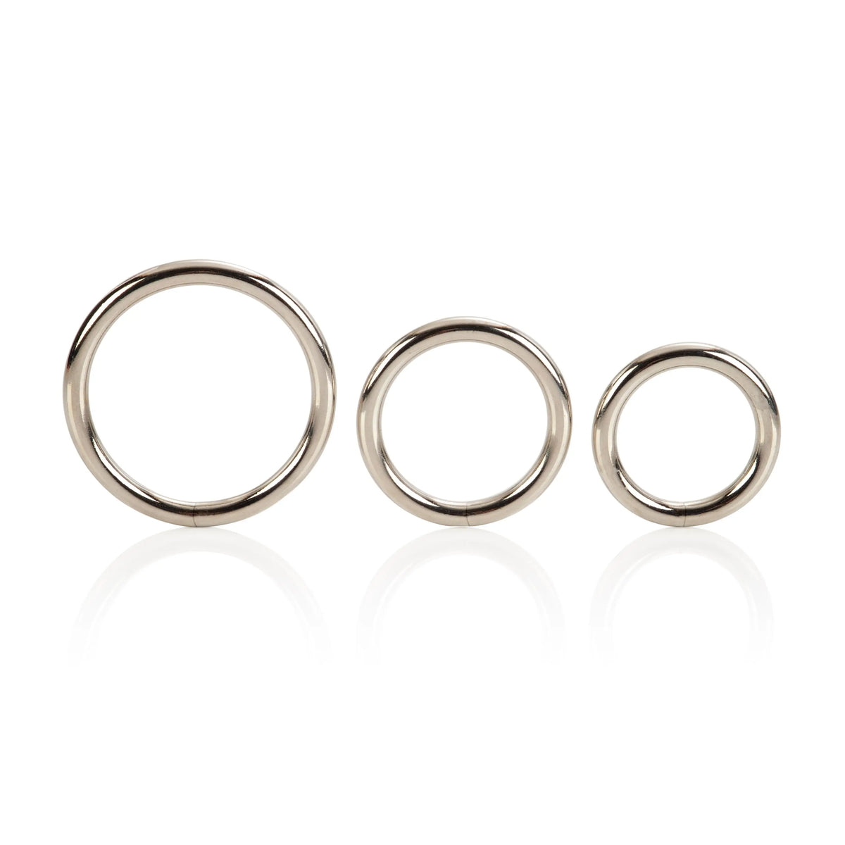 Silver Ring 3 Piece Set – body-safe materials | Fu'Cha Exotics