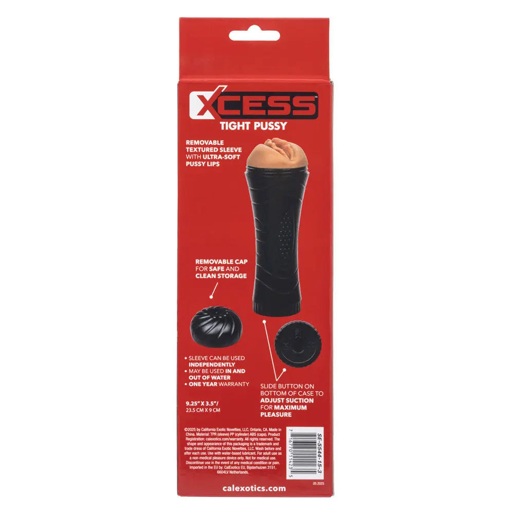 Xcess Tight Pussy - Brown – body-safe materials | Fu'Cha Exotics