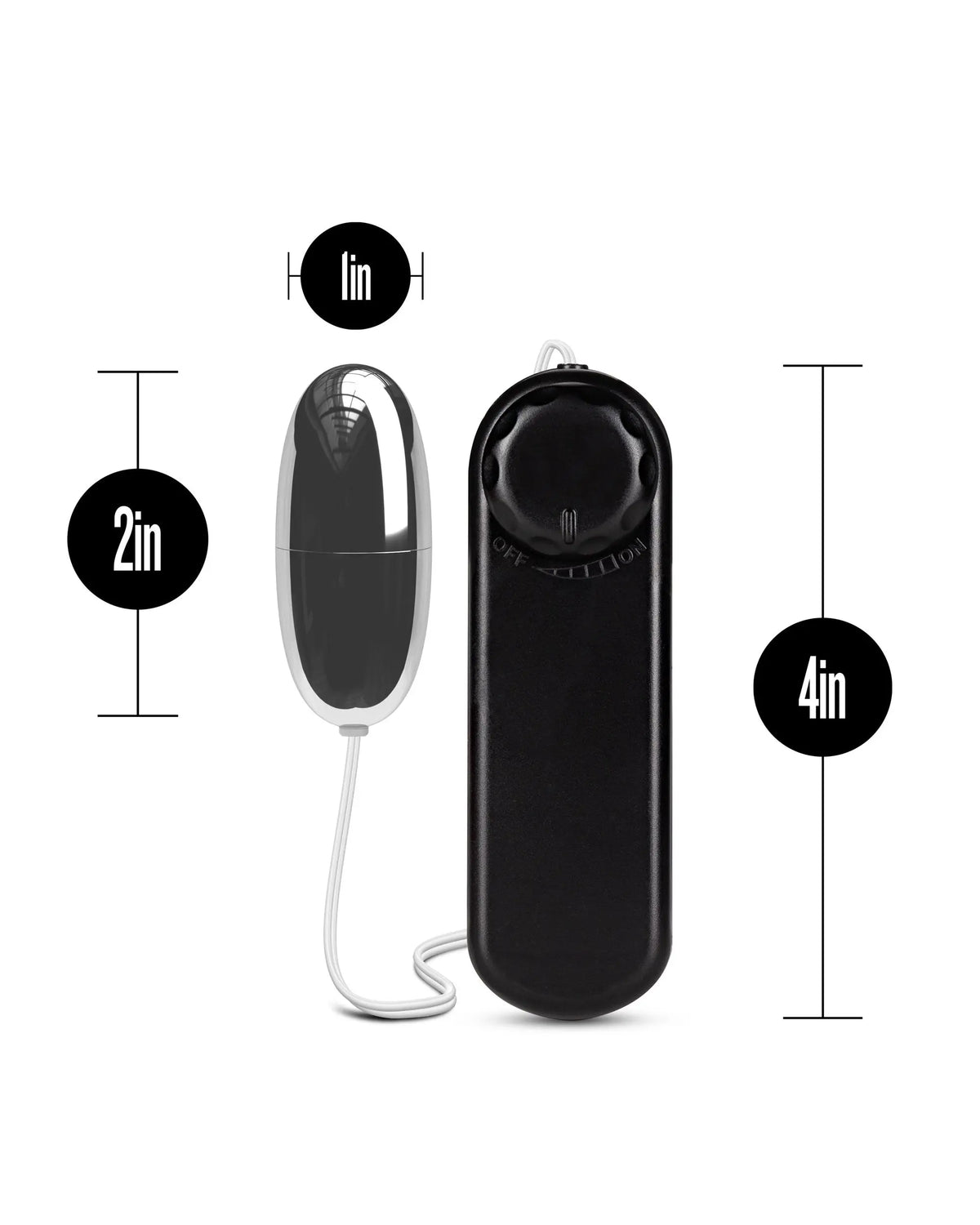 B Yours - Silver Power Bullet - Black – body-safe materials | Fu'Cha Exotics