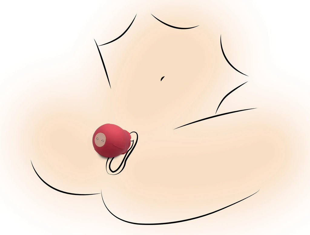 Inmi - Bloomgasm Wild Rose Silicone Suction Stimulator - Red – body-safe materials | Fu'Cha Exotics