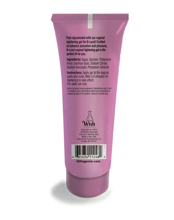 B-Luvd Vaginal Tightening Gel, 2oz – body-safe materials | Fu'Cha Exotics