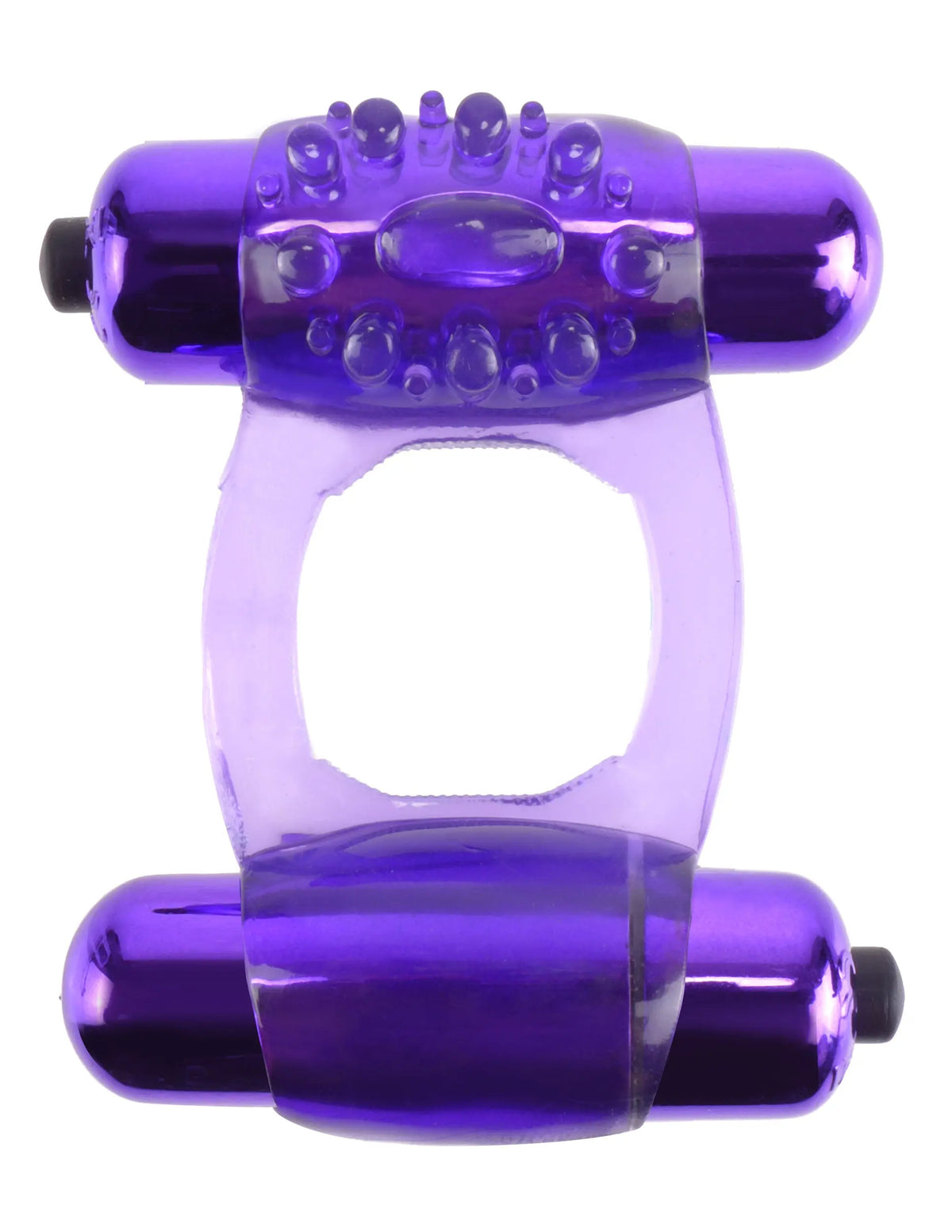 Fantasy C-Ringz Duo-Vibrating Super Ring Purple – body-safe materials | Fu'Cha Exotics