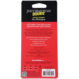 Goodhead Juicyhead Dry Mouth Spray to Go - Sour Cherry .30 Oz – body-safe materials | Fu'Cha Exotics