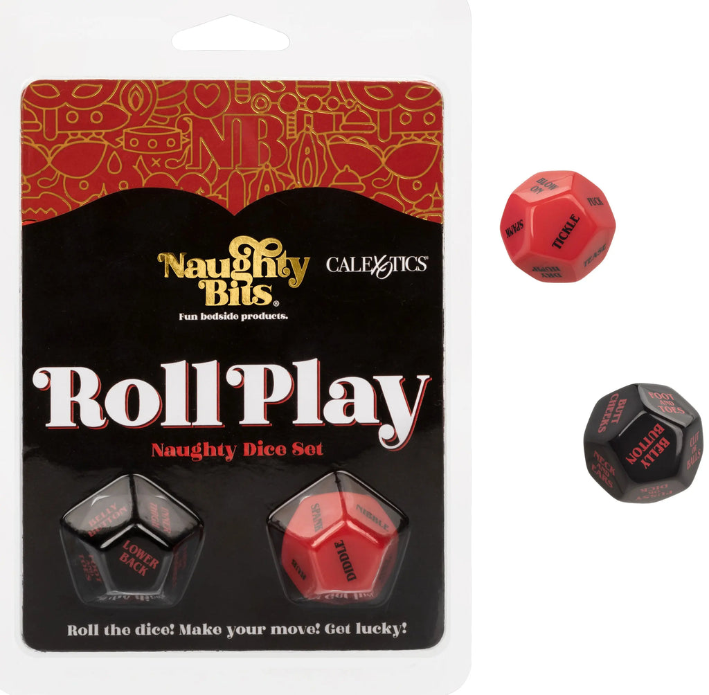 Naughty Bits Roll Play Naughty Dice Set – body-safe materials | Fu'Cha Exotics