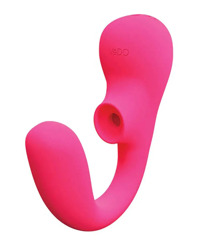 Suki Plus Rechargeable Dual Sonic Vibe - Foxy Pink – body-safe materials | Fu'Cha Exotics