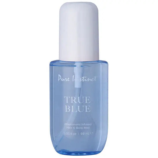 Pure Instinct Pheromone Hair and Body Mist True Blue 3.35oz – body-safe materials | Fu'Cha Exotics