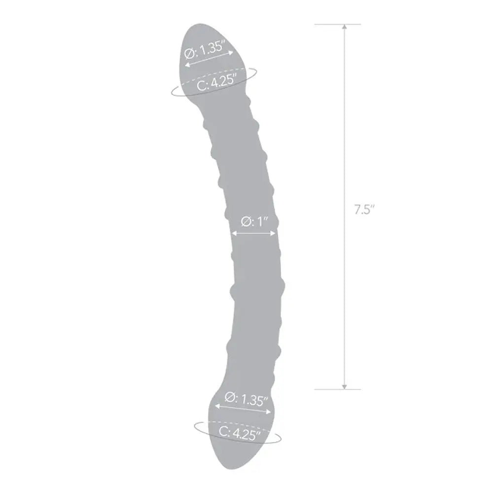 Double Trouble Glass Dildo – borosilicate glass | Fu'Cha Exotics