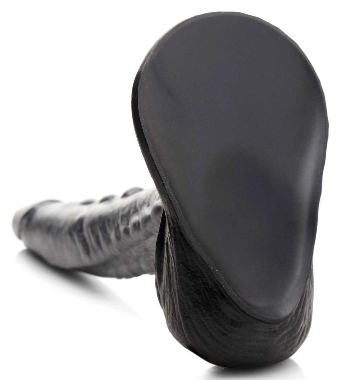 The Gargoyle Rock Hard Silicone Dildo - Silver – body-safe materials | Fu'Cha Exotics