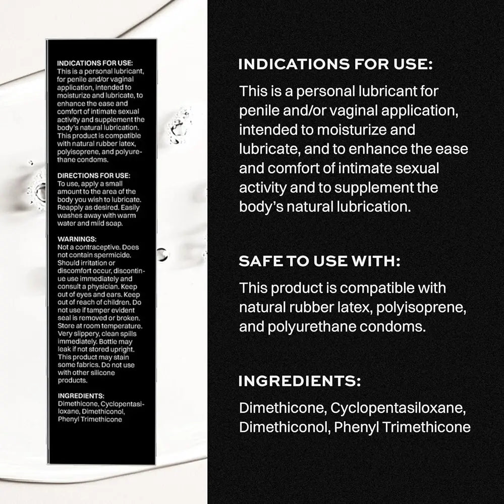 Wet Platinum Luxury Silicone Lubricant 16oz – body-safe materials | Fu'Cha Exotics