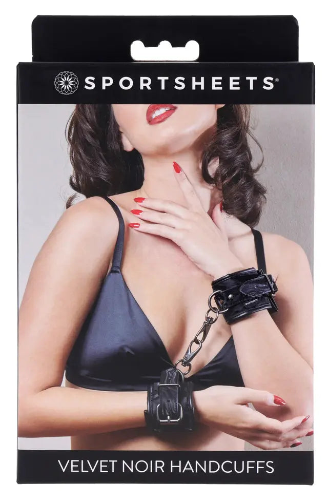 Velvet Noir Handcuffs – body-safe materials adjustable intensity | Fu'Cha Exotics