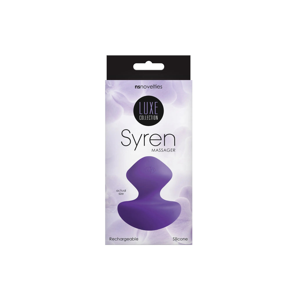 Luxe - Syren - Massager - Purple – body-safe silicone USB-rechargeable | Fu'Cha Exotics