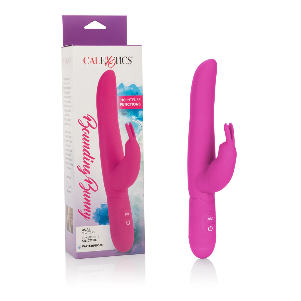 Posh 10-Function Silicone Bounding Bunny - Pink – body-safe silicone 10 vibration modes | Fu'Cha Exotics