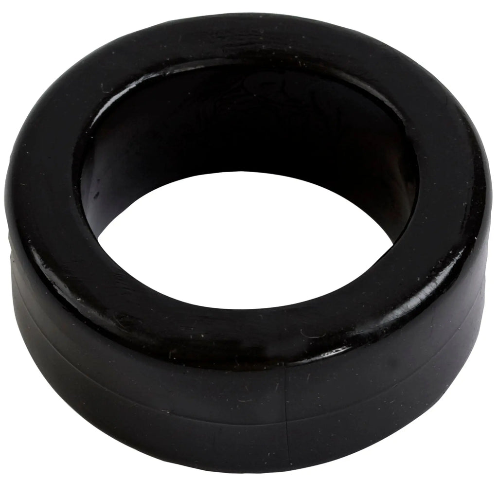 Titanmen Cock Ring - Black – body-safe materials | Fu'Cha Exotics