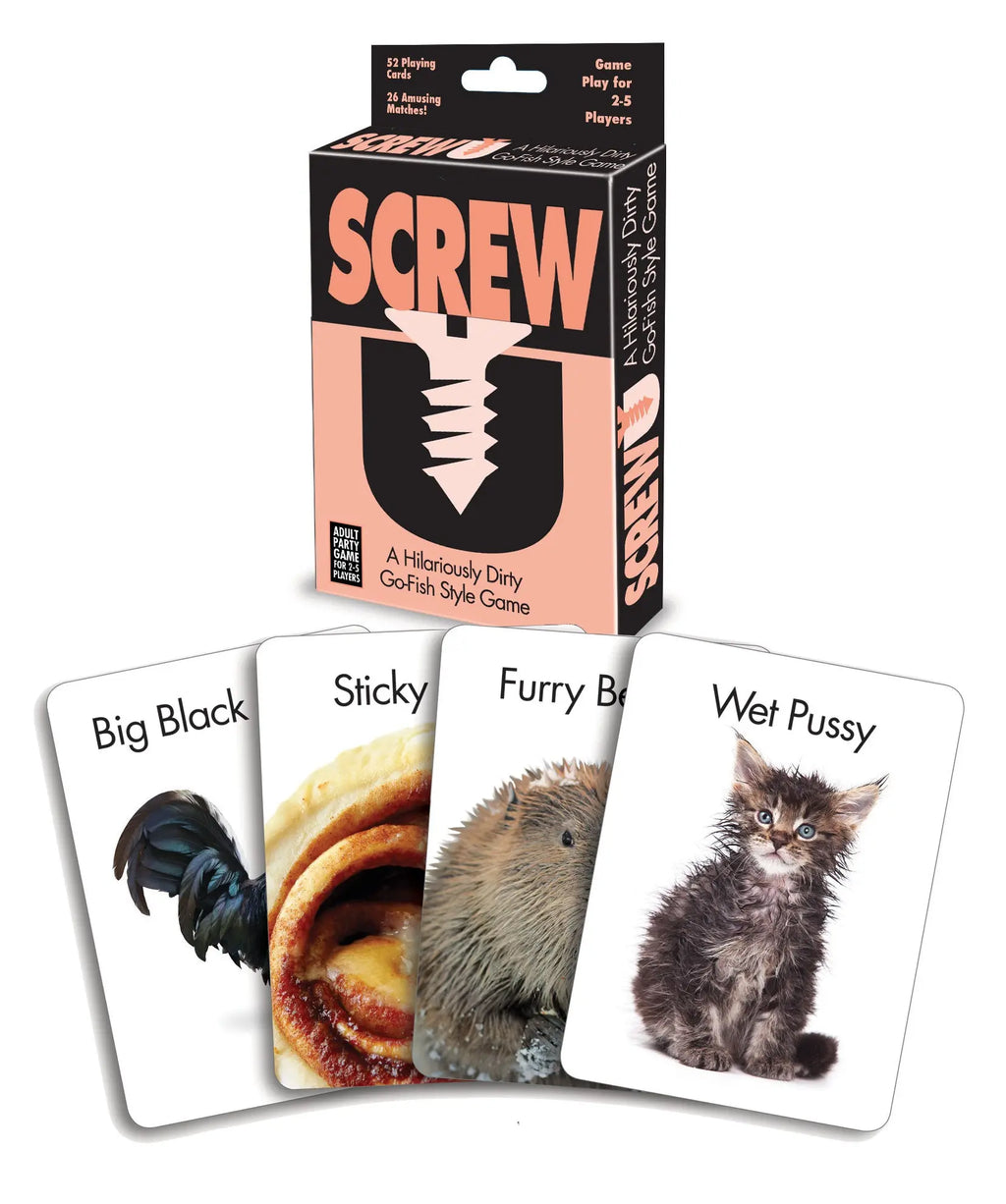 Screw U - Card Game – body-safe materials | Fu'Cha Exotics