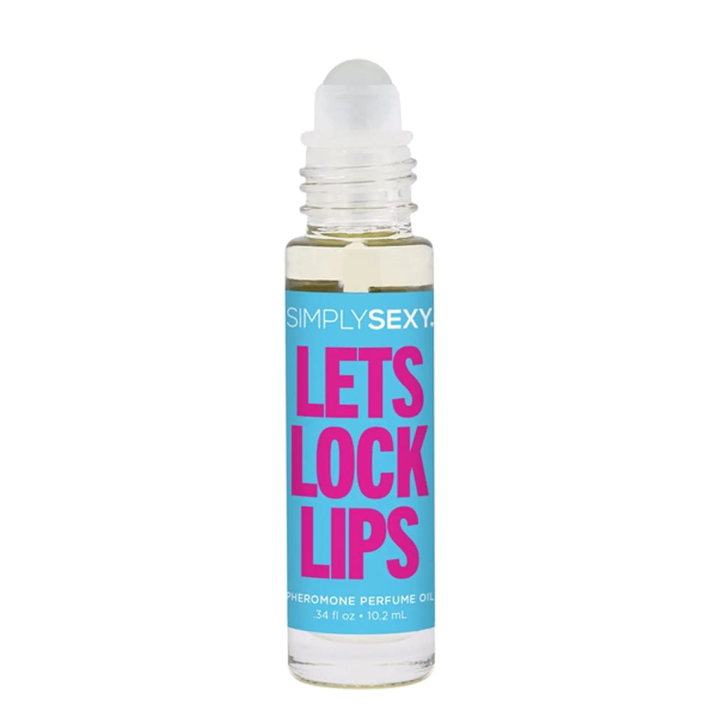 Simply Sexy Pheromone Perfume Oil Lets Lock Lips Roll on .34 Oz – body-safe materials | Fu'Cha Exotics