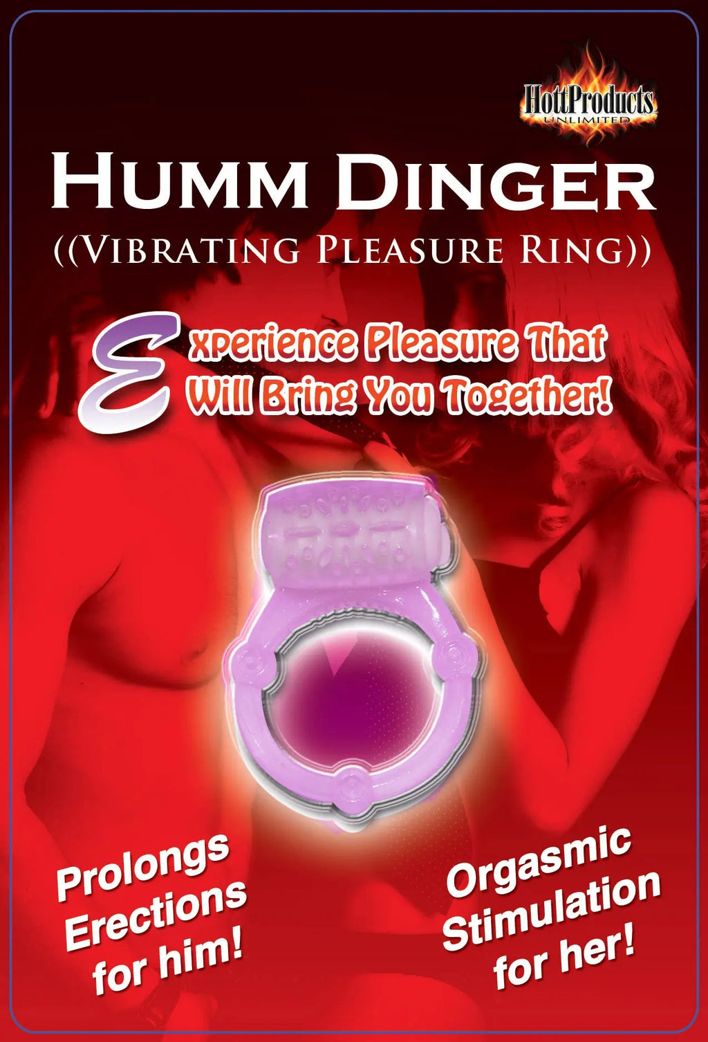 Humm Dinger Vibrating Penis Ring Clitoral Stiimulator - Purple – body-safe materials | Fu'Cha Exotics