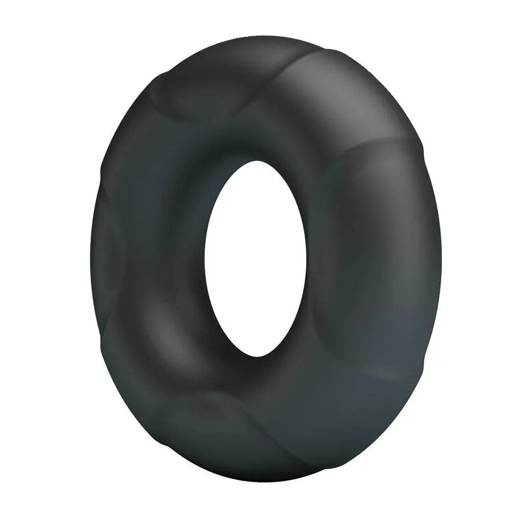 Arvell - Cockring Super Soft Silicone - Black – body-safe materials | Fu'Cha Exotics