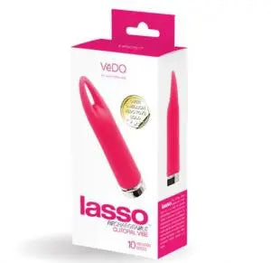 Lasso Rechargeable Clitoral Bullet Vibrator - Pink – body-safe silicone USB-rechargeable | Fu'Cha Exotics