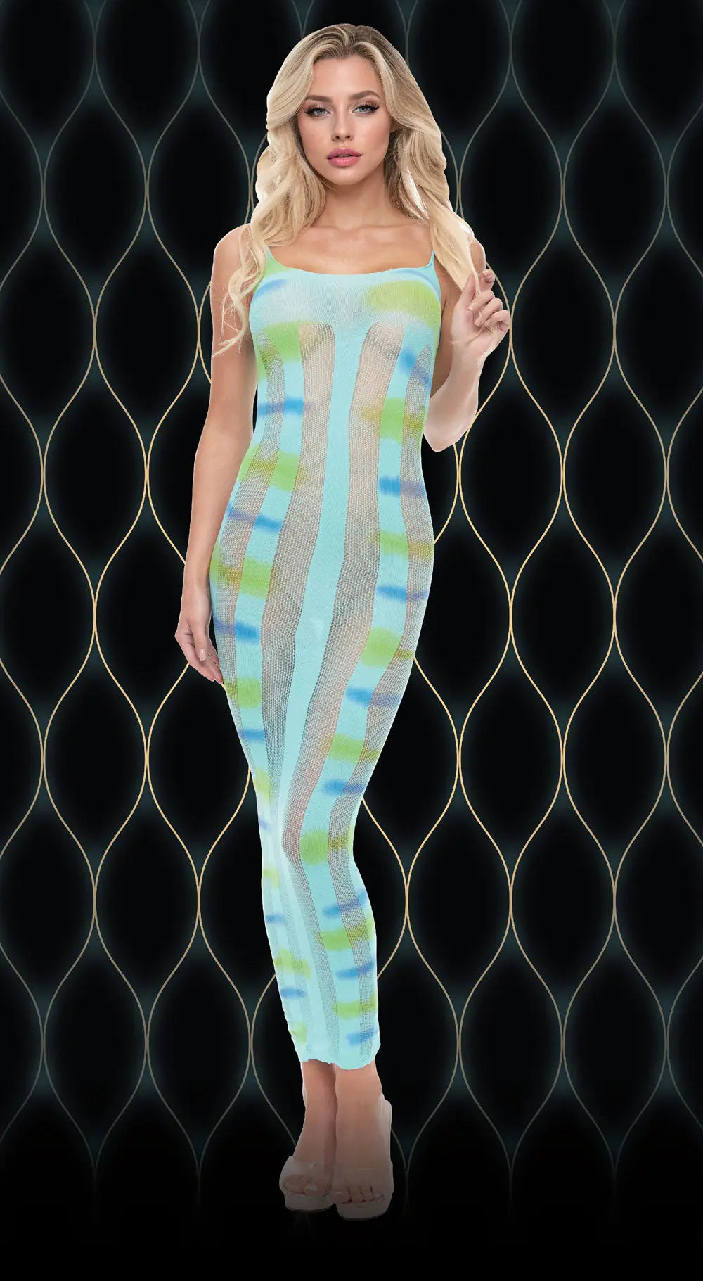 Blue Horizon Maxi Dress - Os – body-safe materials | Fu'Cha Exotics
