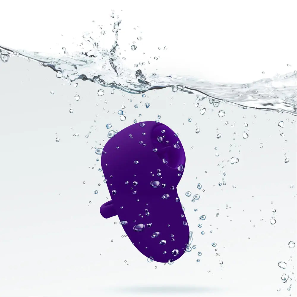 Kenley Flickering Finger Vibe - Violet – body-safe materials | Fu'Cha Exotics