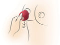 Inmi - Bloomgasm Wild Rose Silicone Suction Stimulator - Red – body-safe silicone USB-rechargeable | Fu'Cha Exotics