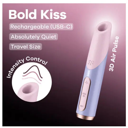 Satisfyer Bold Kiss – body-safe materials | Fu'Cha Exotics