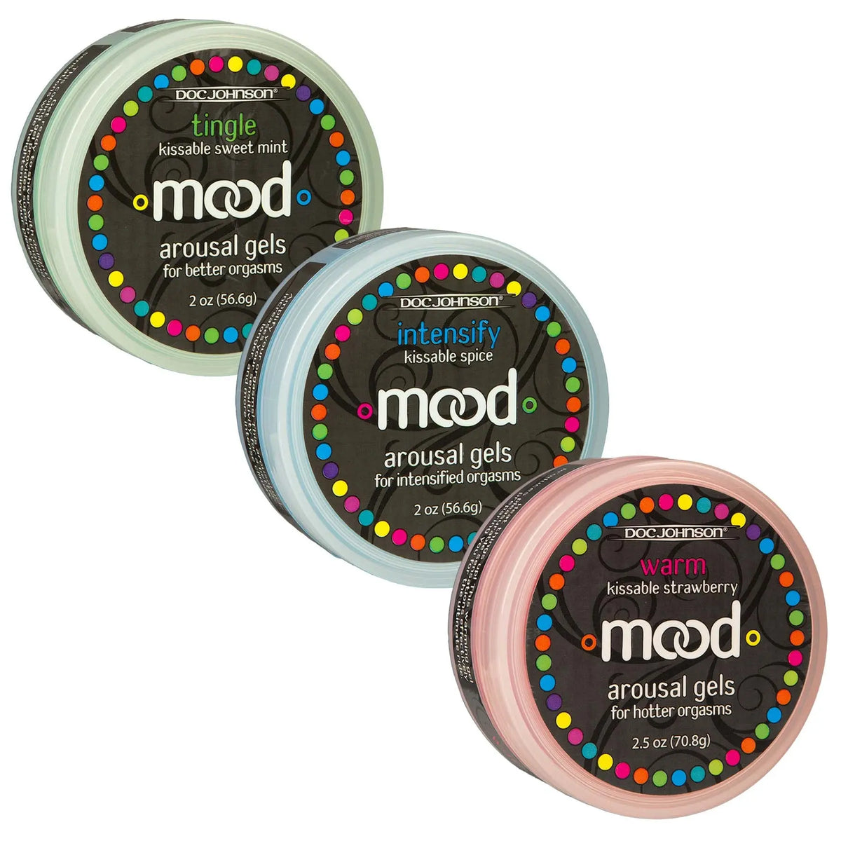 Mood Arousal Gels - Warm, Tingle, Intensify Bulk – body-safe materials | Fu'Cha Exotics