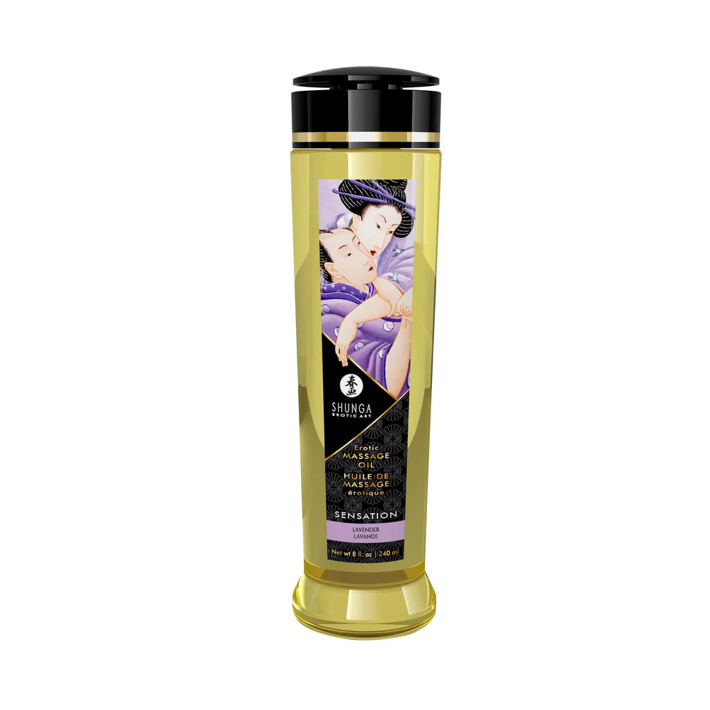 Massage Oils - Sensation - 8 Fl. Oz. Lavender – body-safe materials | Fu'Cha Exotics