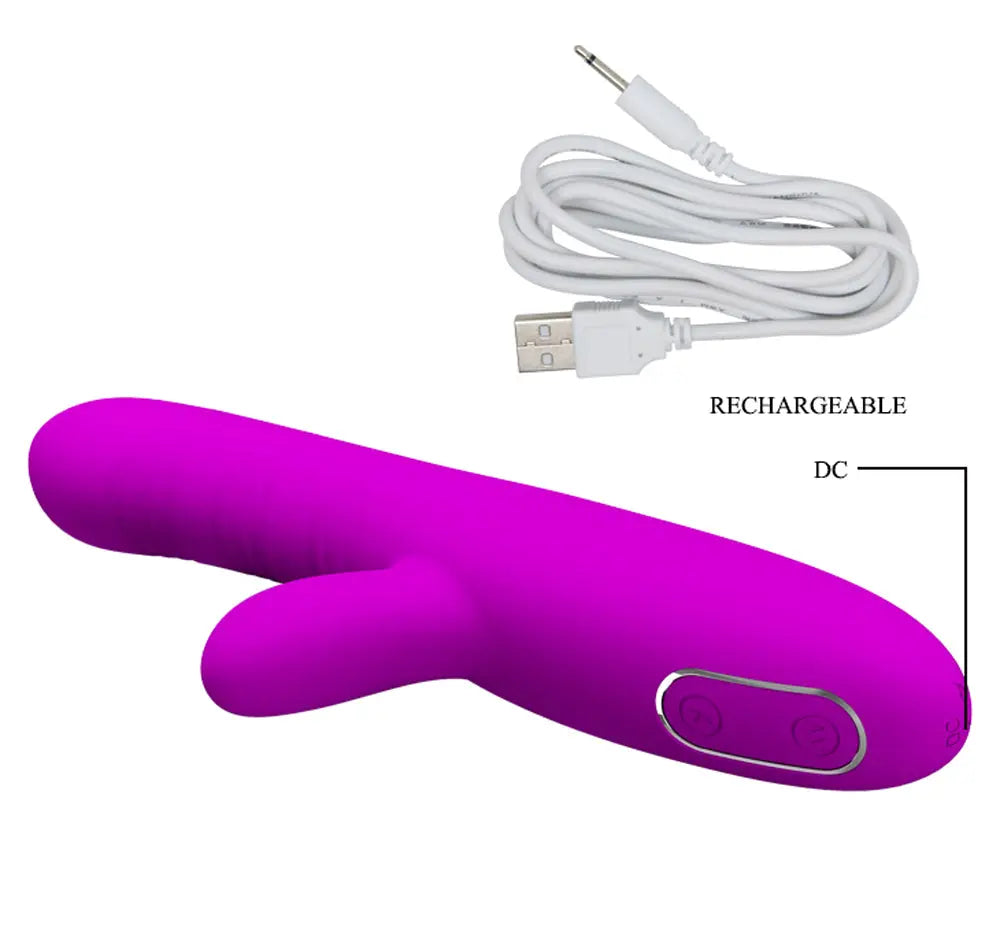 Pretty Love Angelique Come Hither - Fuchsia – body-safe silicone 12 vibration modes | Fu'Cha Exotics