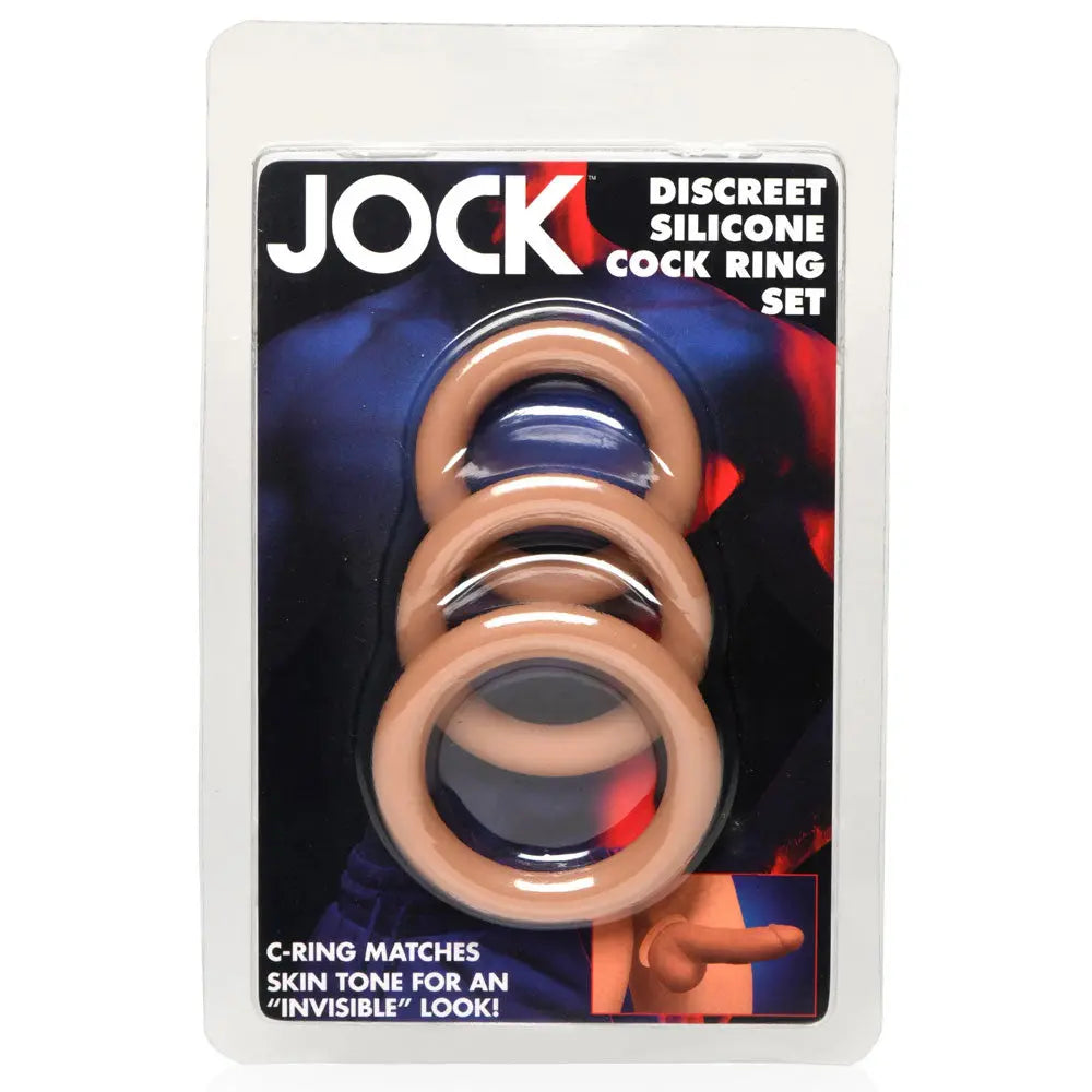 Jock Silicone Cock Ring Set in - Medium – body-safe materials | Fu'Cha Exotics