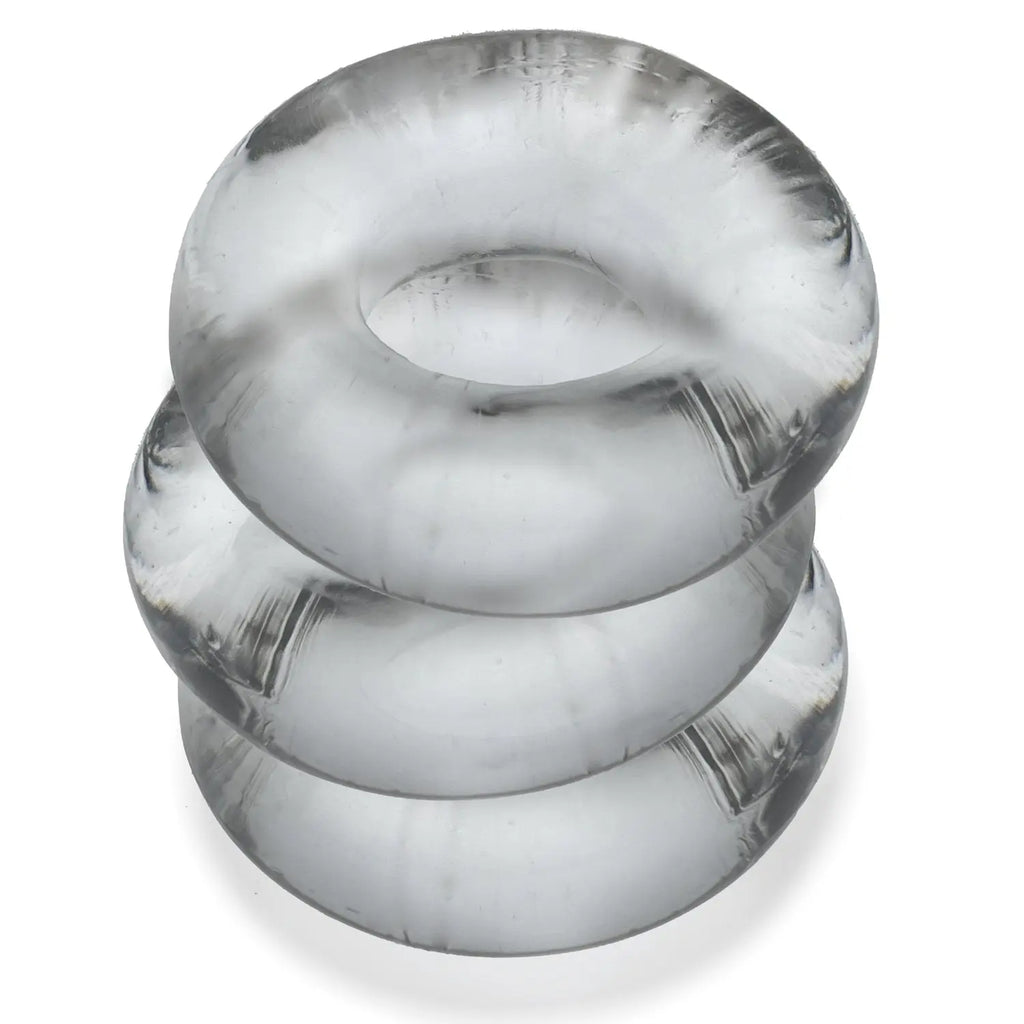 Fat Willy 3-Pack Jumbo C-Rings - Clear – body-safe materials | Fu'Cha Exotics