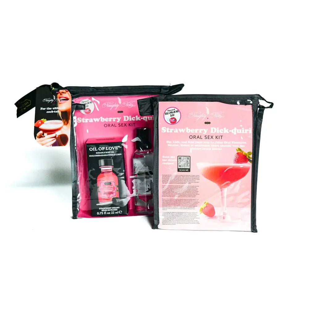 Strawberry Dick-Quiri Oral Sex Kit - .75 Oz – body-safe materials | Fu'Cha Exotics