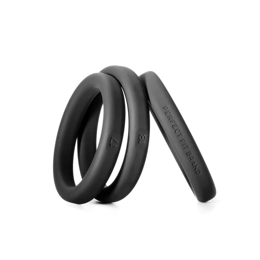 Xact- Fit 3 Premium Silicone Rings - #17, #18, #19 – body-safe silicone | Fu'Cha Exotics