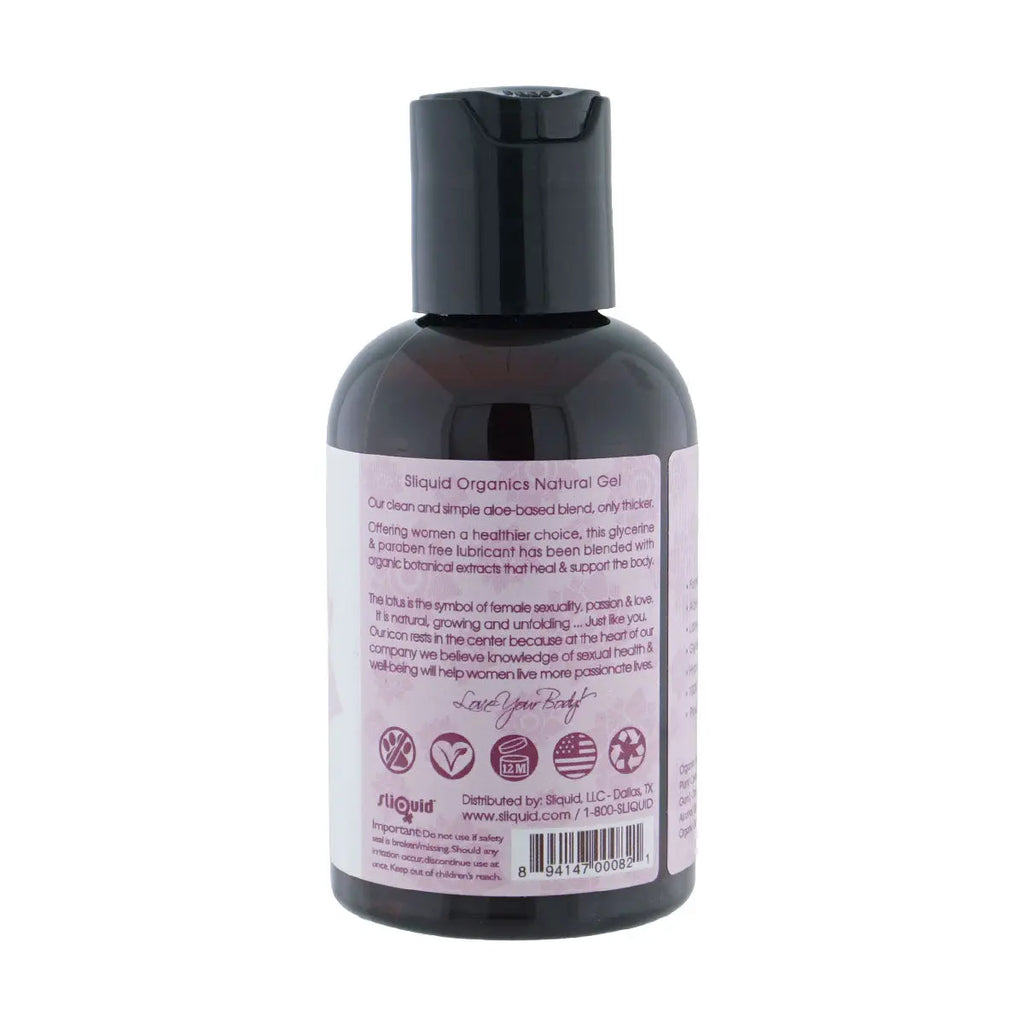 Organics Natural Gel - 4.2 Fl. Oz. (124 ml) – body-safe materials | Fu'Cha Exotics