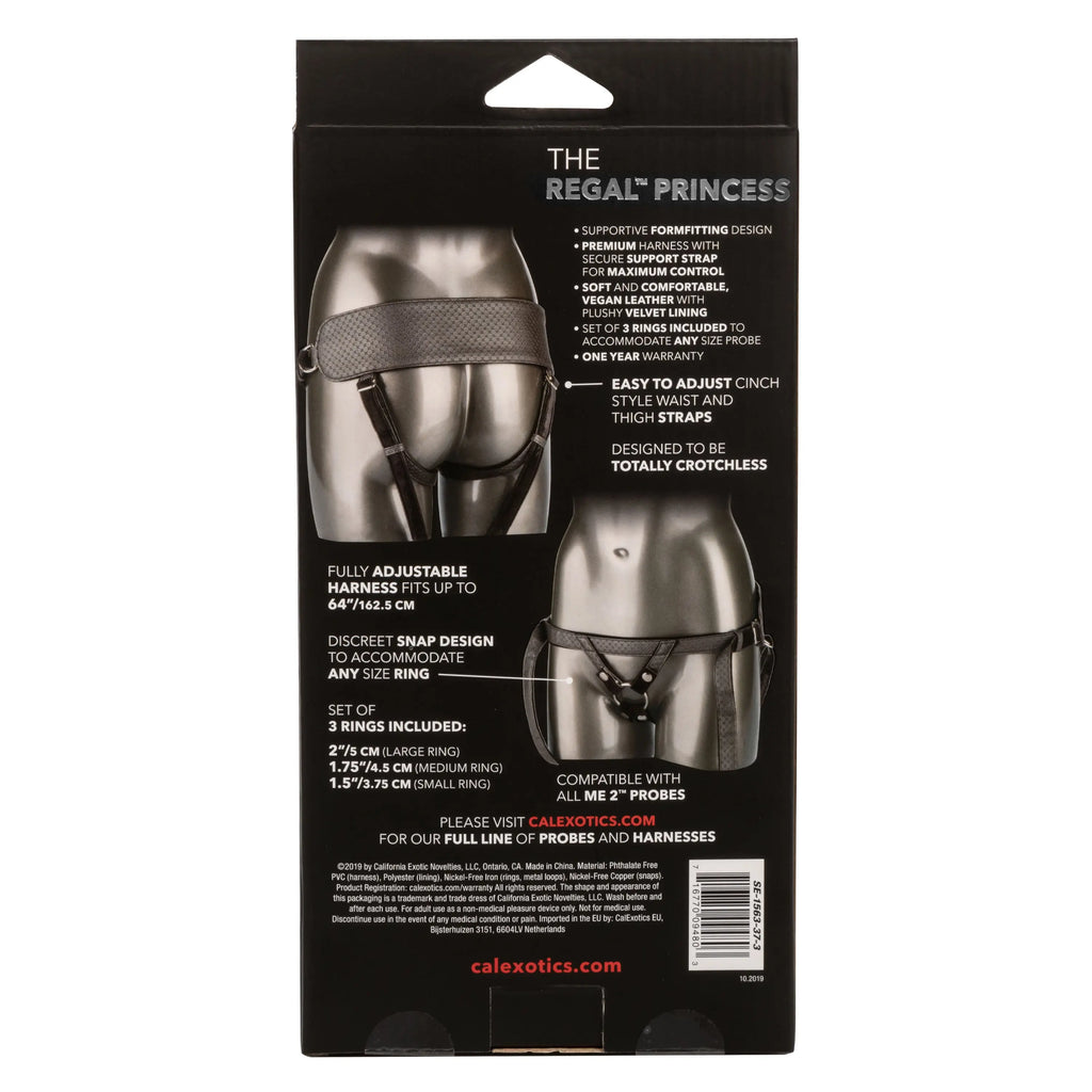 Her Royal Harness the Regal Princess - Pewter – body-safe materials adjustable intensity | Fu'Cha Exotics