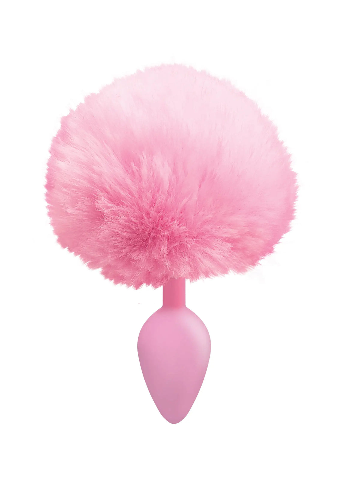 The 9's Cottontails Silicone Bunny Tail Butt Plug - Pink – body-safe silicone | Fu'Cha Exotics