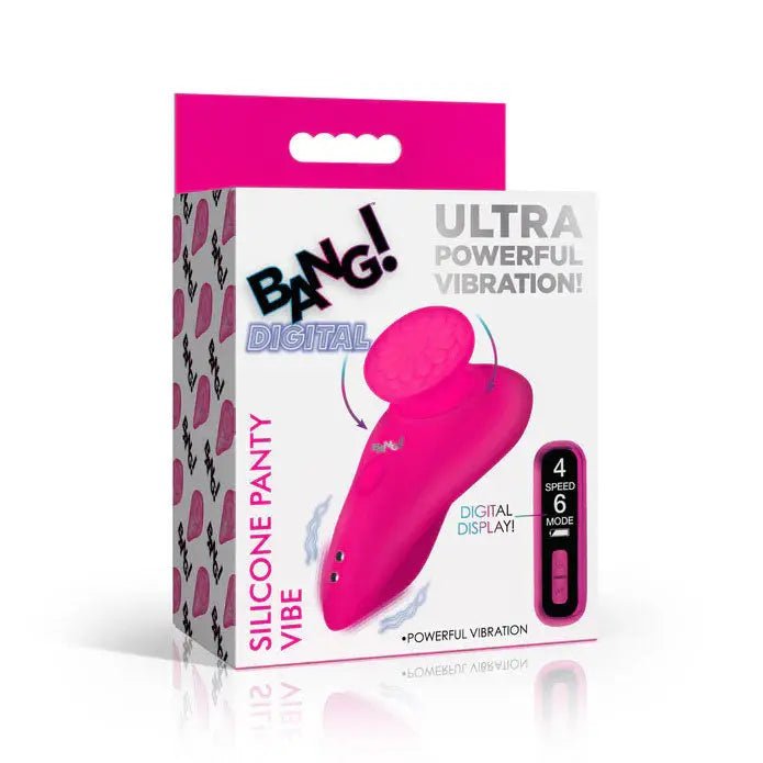 Silicone Panty Vibe With Digital Remote - Pink – body-safe silicone 11 vibration modes | Fu'Cha Exotics