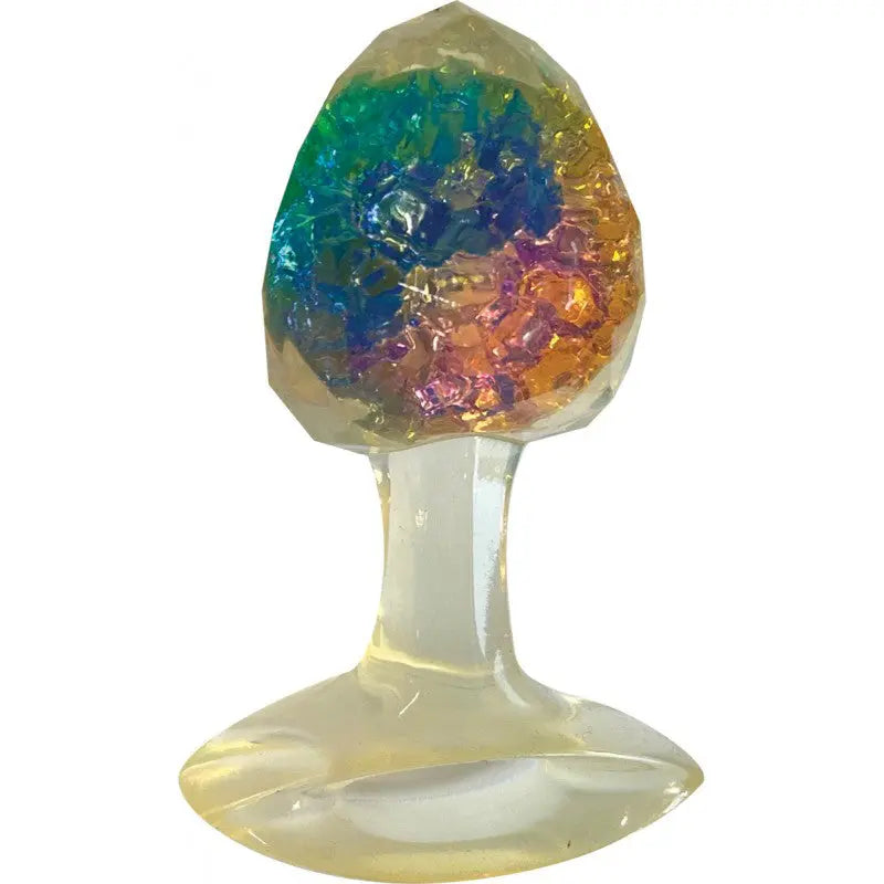 Cotton Candy - Joy Gems Topaz Butt Plug – body-safe materials | Fu'Cha Exotics