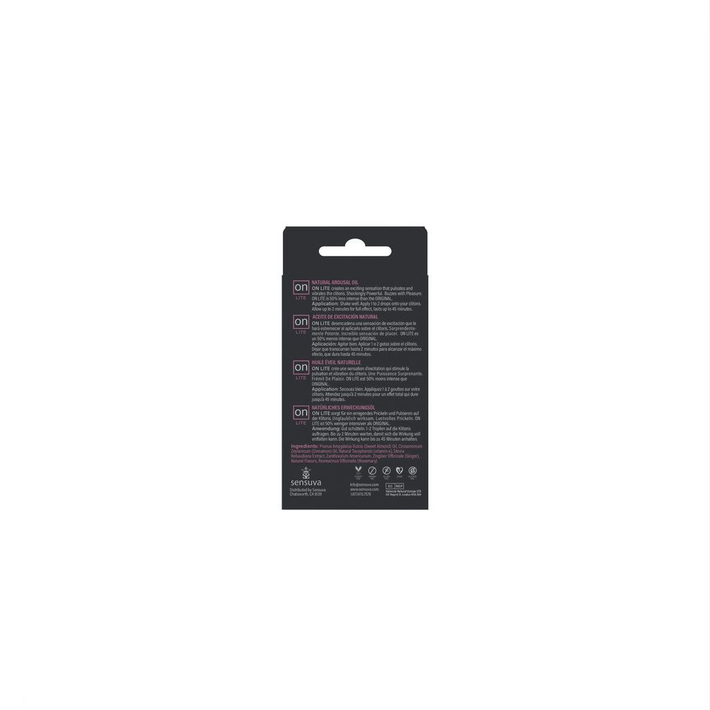 On Lite Arousal Oil - Medium Box - 0.17 Fl. Oz. – body-safe materials | Fu'Cha Exotics