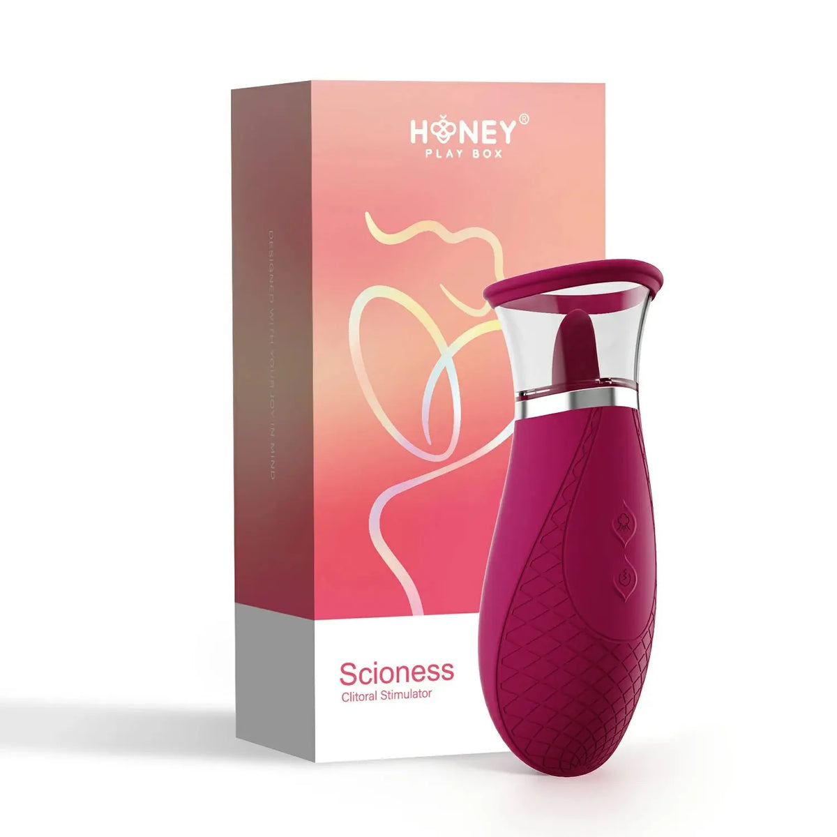 Scioness - Sucking and Licking Clitoral Stimulator - Wine Purple – body-safe materials | Fu'Cha Exotics