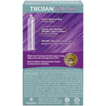Trojan Ultra Thin lubricated condom box, classic reservoir end, electronically tested