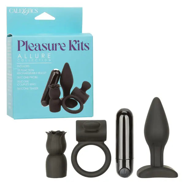 Pleasure Kits Allure Collection - Black – body-safe materials | Fu'Cha Exotics