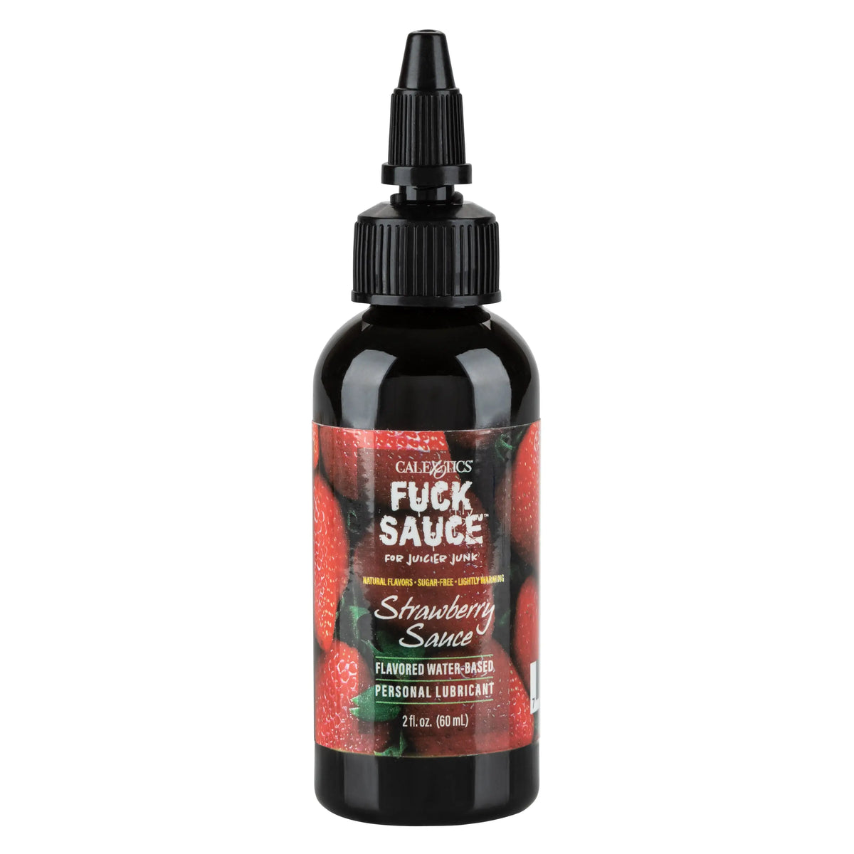 Fuck Sauce Flavored Water-Based Personal Lubricant - Strawberry - 2 Fl. Oz. – body-safe materials | Fu'Cha Exotics