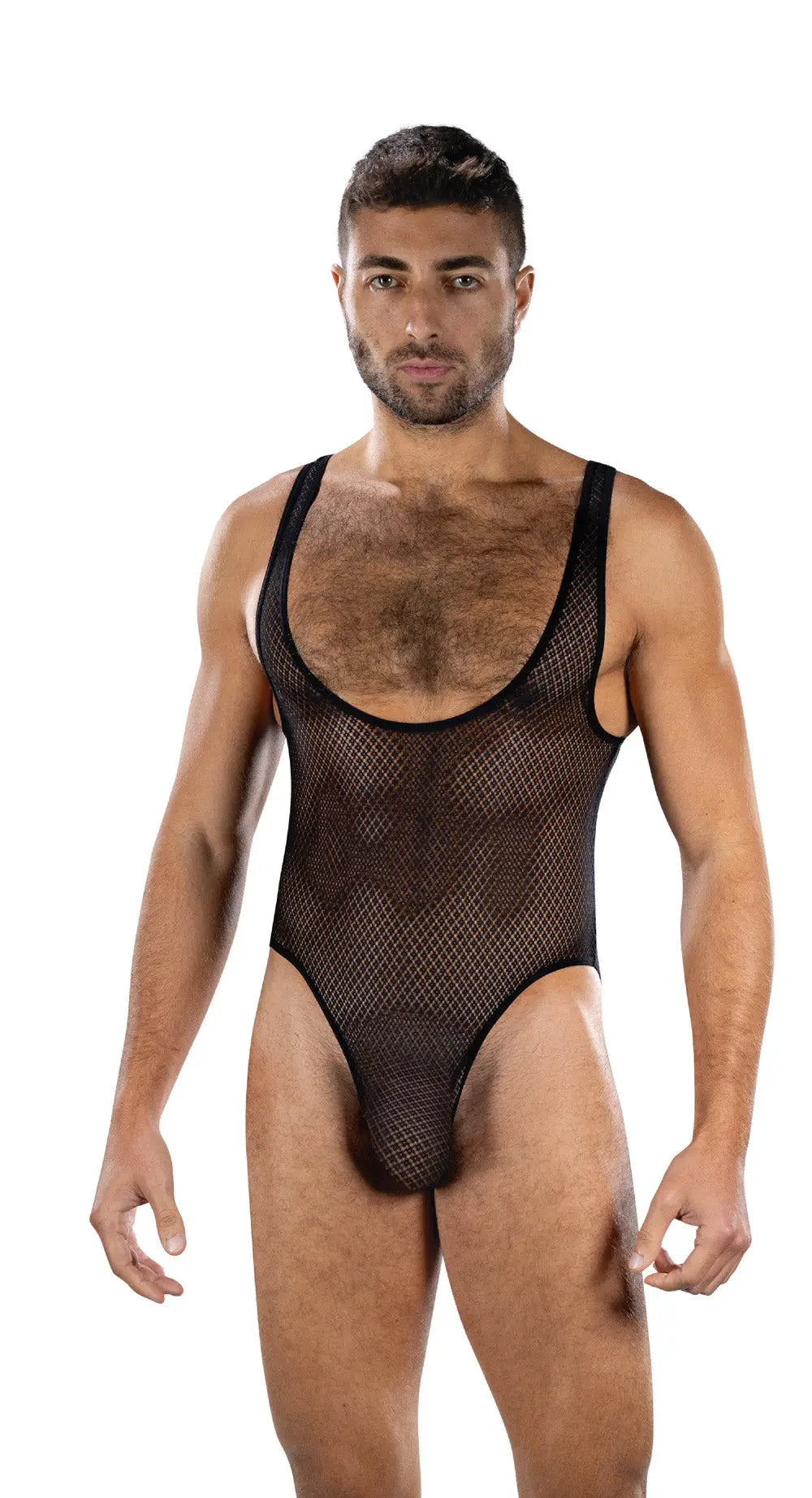 Fierce Deep v Mesh Bodysuit - Os - Black – body-safe materials | Fu'Cha Exotics